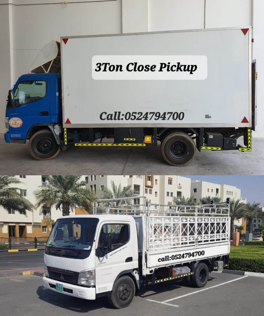 3-Ton open & close truck (rentalpickupdubai_com)